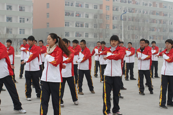 我们2012年广播操比赛圆满结束 我们2012年广播操比赛圆满结束