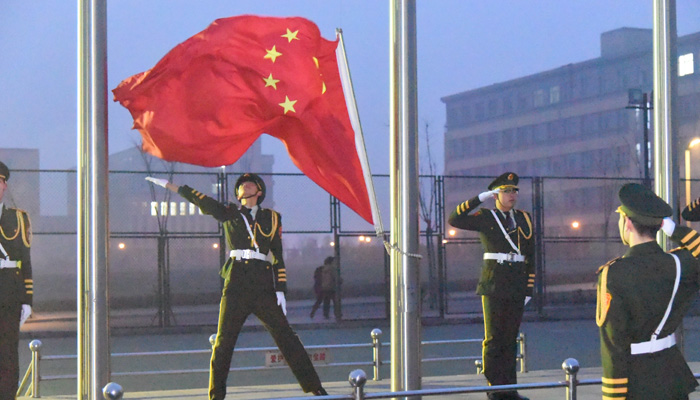 我们举行纪念“12•9运动80周年”升旗仪式 我们举行纪念“12•9运动80周年”升旗仪式