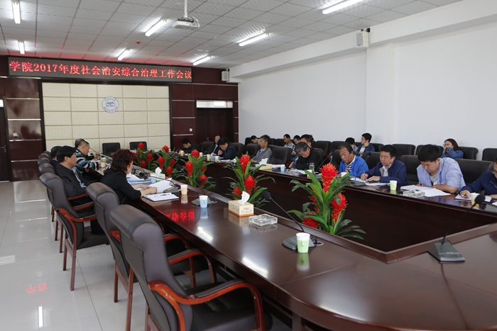我们召开2017年度社会治安综合治理工作会议 我们召开2017年度社会治安综合治理工作会议