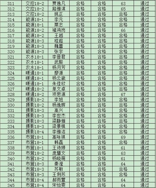 太阳成集团tyc97282019年度入党积极分子培训班结业成绩