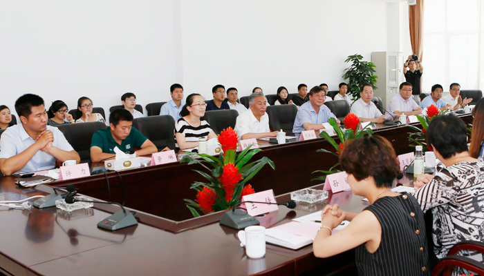 山西师范大学现代文理学院考察团到我们交流工作 山西师范大学现代文理学院考察团到我们交流工作
