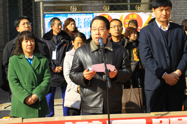 我们举行2011年宿舍文化月启动仪式