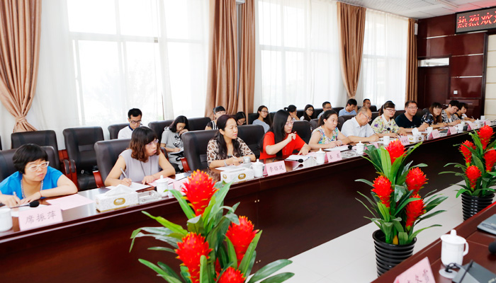 山西师范大学现代文理学院考察团到我们交流工作 山西师范大学现代文理学院考察团到我们交流工作