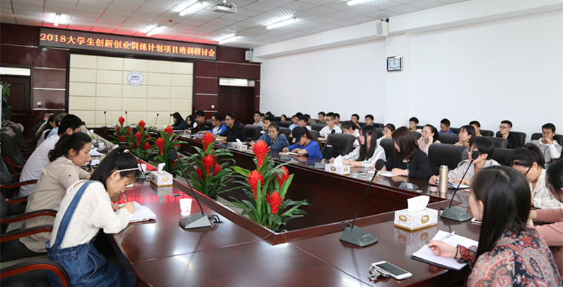 我们召开2018大学生创新创业训练计划项目培训研讨会 我们召开2018大学生创新创业训练计划项目培训研讨会